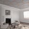 Ekena Millwork 81 56W x 47 14H x 14T Large Westmore Decorative Fretwork Wood Ceiling Panels, Hickory CELW82X47X0250WSTHI - alternate 1